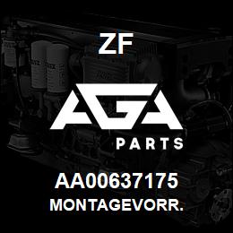 AA00637175 ZF MONTAGEVORR. | AGA Parts