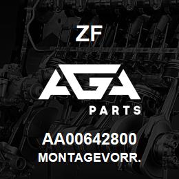 AA00642800 ZF MONTAGEVORR. | AGA Parts