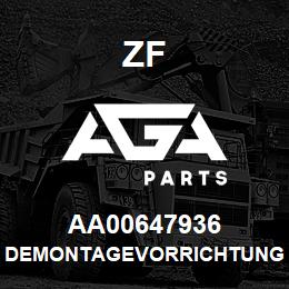 AA00647936 ZF DEMONTAGEVORRICHTUNG | AGA Parts