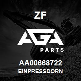 AA00668722 ZF EINPRESSDORN | AGA Parts