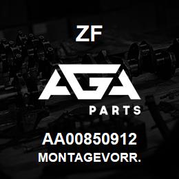 AA00850912 ZF MONTAGEVORR. | AGA Parts