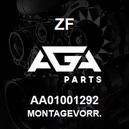 AA01001292 ZF MONTAGEVORR. | AGA Parts