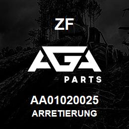 AA01020025 ZF ARRETIERUNG | AGA Parts