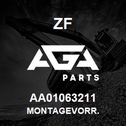 AA01063211 ZF MONTAGEVORR. | AGA Parts