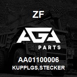 AA01100006 ZF KUPPLGS.STECKER | AGA Parts