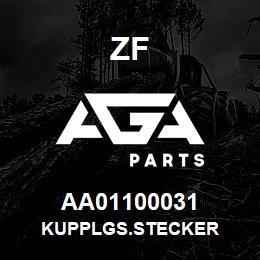 AA01100031 ZF KUPPLGS.STECKER | AGA Parts