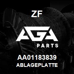 AA01183839 ZF ABLAGEPLATTE | AGA Parts