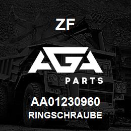 AA01230960 ZF RINGSCHRAUBE | AGA Parts